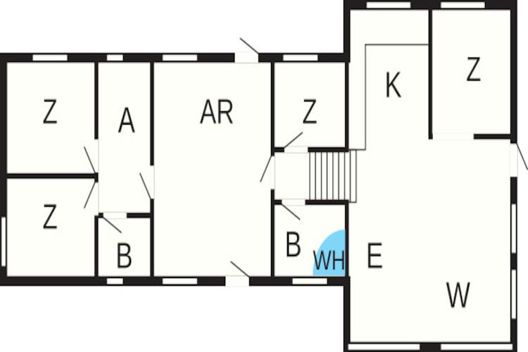 Scandinavische oase aan het meer-By Traum-Plattegrond