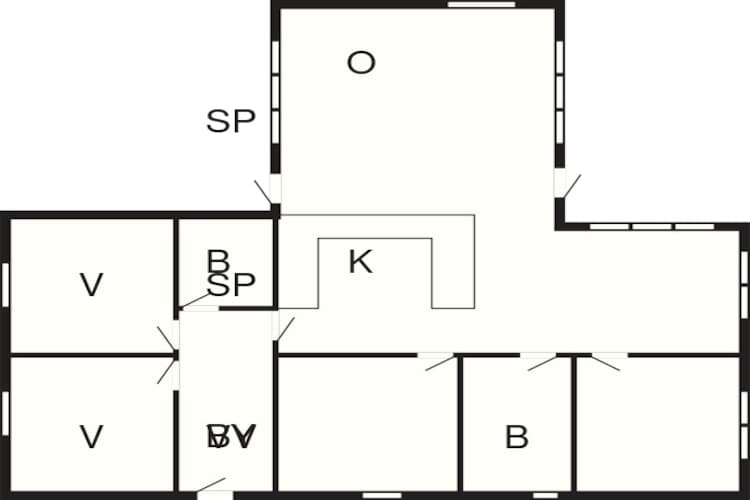 10 persoons vakantie huis in Ansager-Plattegrond