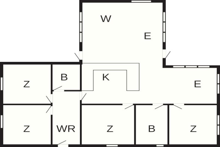 10 person holiday home in Ansager-Floor plan
