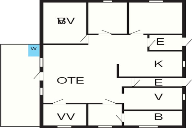10 person holiday home in Skagen-Floor plan