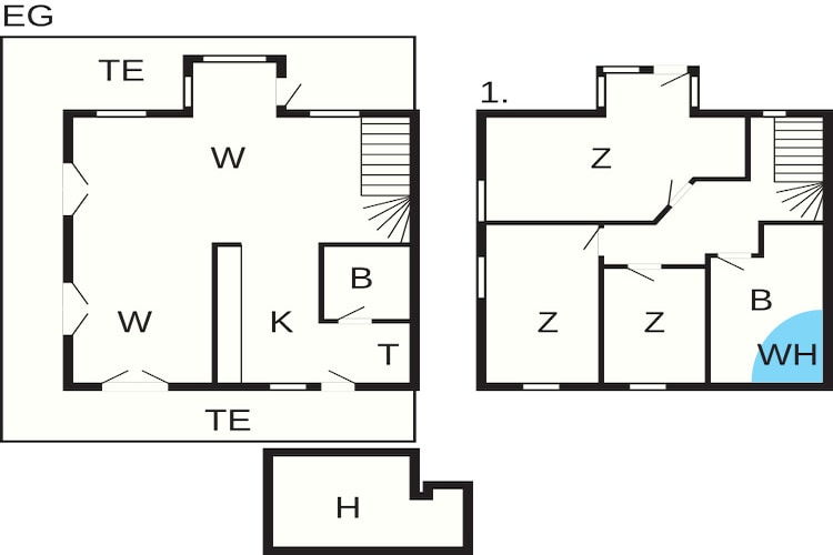 7 persoons vakantie huis in Juelsminde-Plattegrond