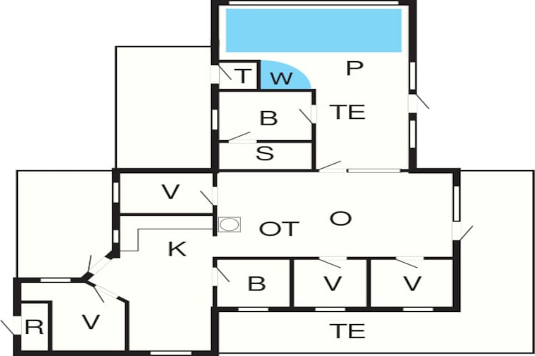 Maison de vacances pour 10 a Ringkøbing-Plan d'étage