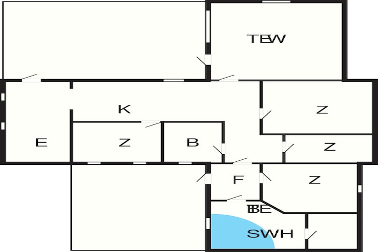 6 persoons vakantie huis in Fjerritslev-Plattegrond