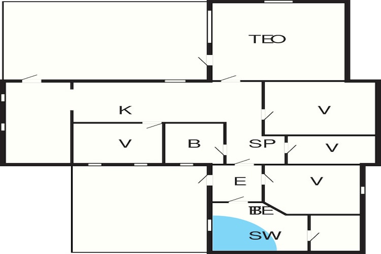 6 persoons vakantie huis in Fjerritslev-Plattegrond