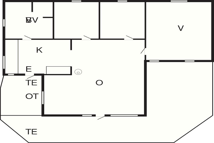 6 persoons vakantie huis in Juelsminde-Plattegrond