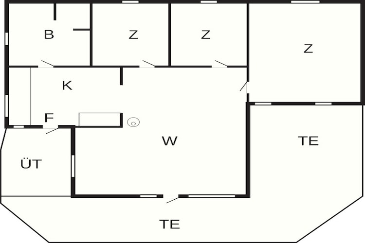 6 persoons vakantie huis in Juelsminde-Plattegrond