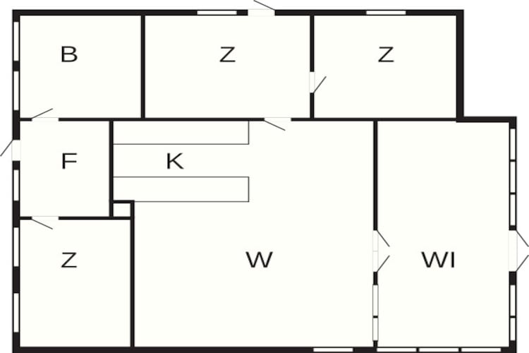 Kusttoevlucht in Marielyst-By Traum-Plattegrond