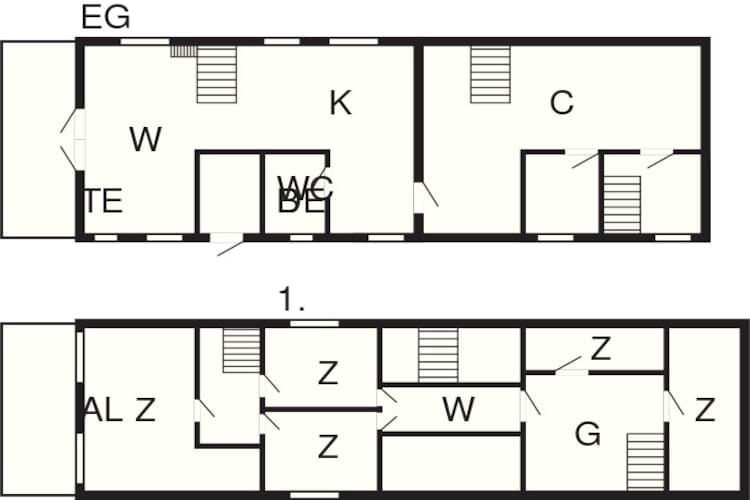 10 person holiday home in Fur-Floor plan