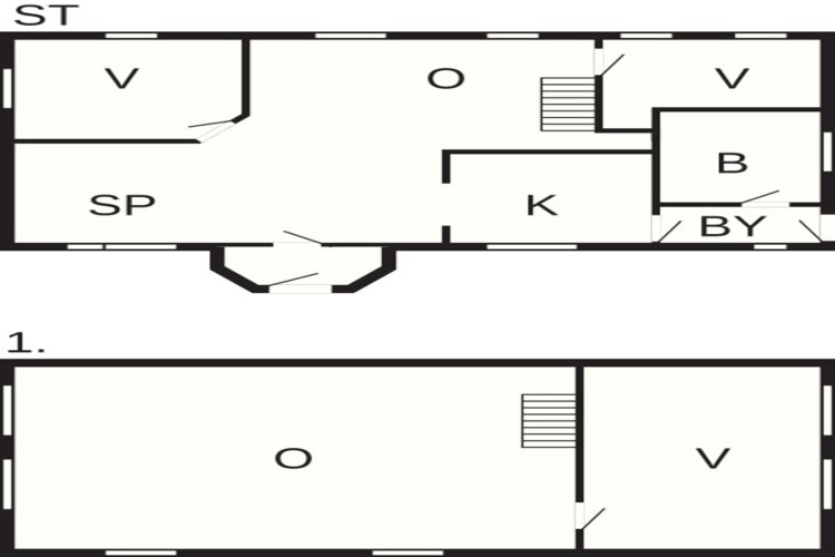 8 persoons vakantie huis in Fur - Plattegrond