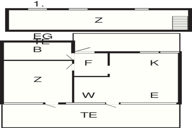 Moderne Oase in Marielyst-By Traum-Plattegrond