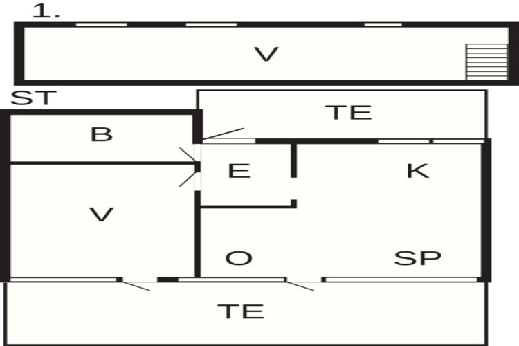 Modernes Refugium in Marielyst-By Traum - Grundriss