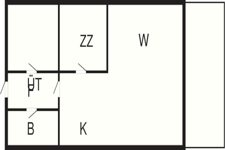 4 persoons vakantie huis in Læsø-Plattegrond