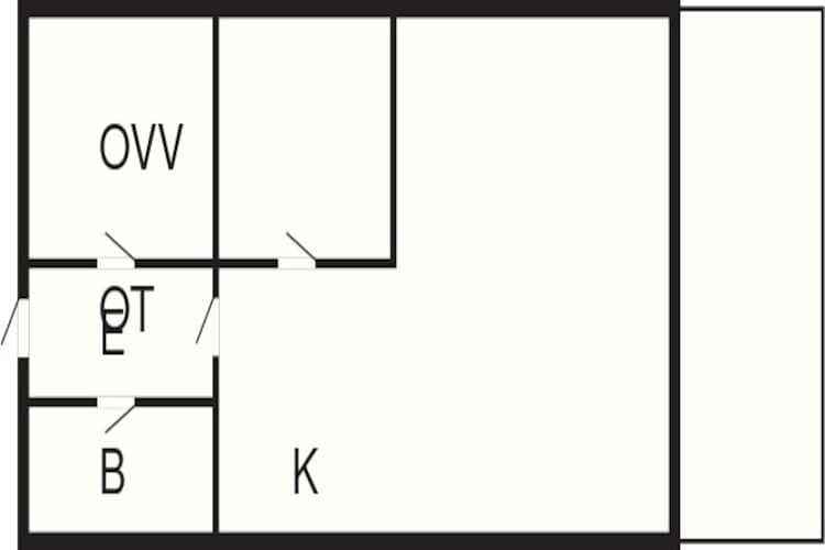 4 persoons vakantie huis in Læsø-Plattegrond