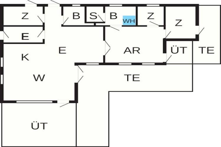 10 persoons vakantie huis in Hadsund - Plattegrond