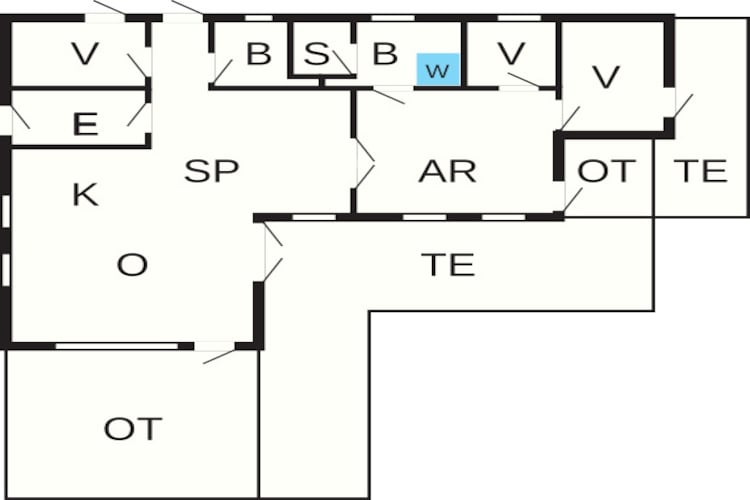 10 persoons vakantie huis in Hadsund - Plattegrond
