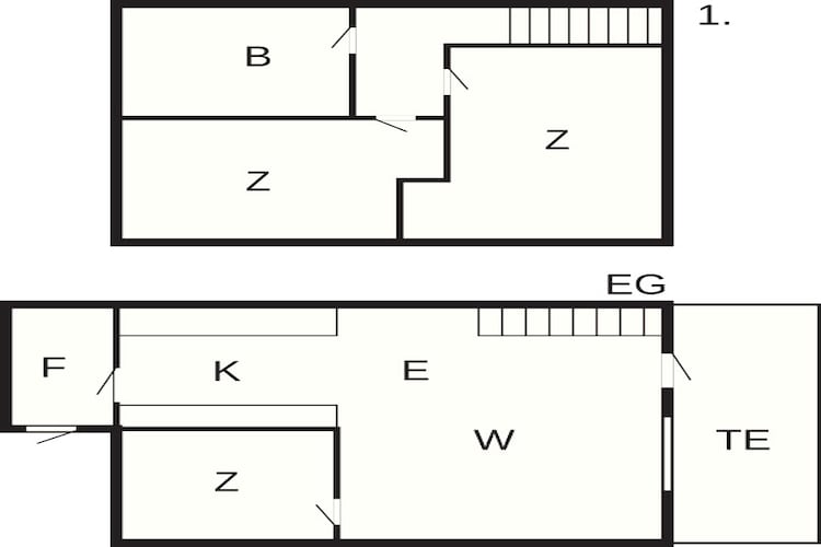 6 persoons vakantie huis in Rømø - Plattegrond
