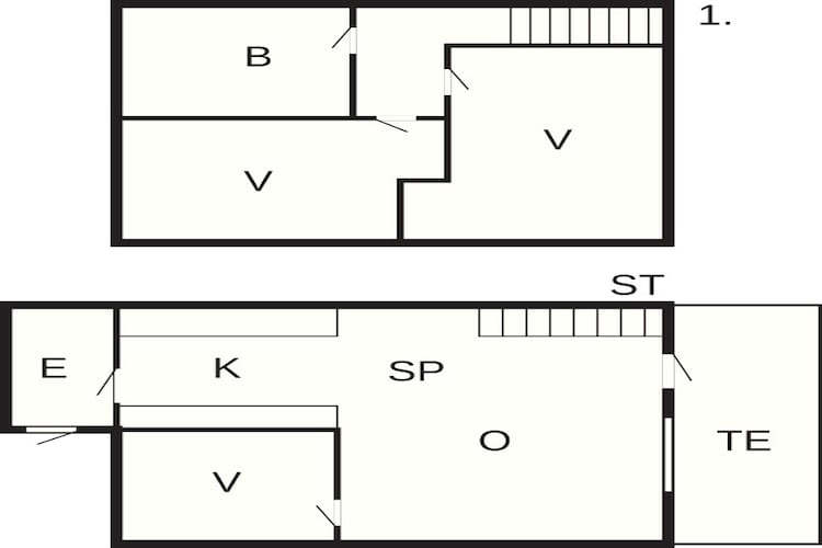 6 persoons vakantie huis in Rømø - Plattegrond