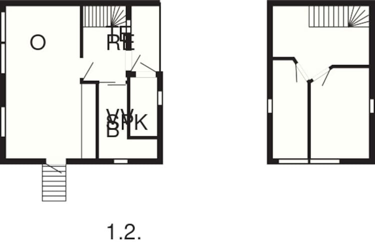Maison de vacances pour 6 a EYDEHAVN-Plan d'étage