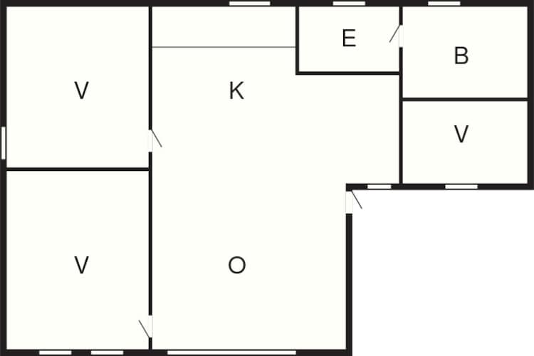 Maison de vacances pour 6 a STRÖMSTAD-Plan d'étage