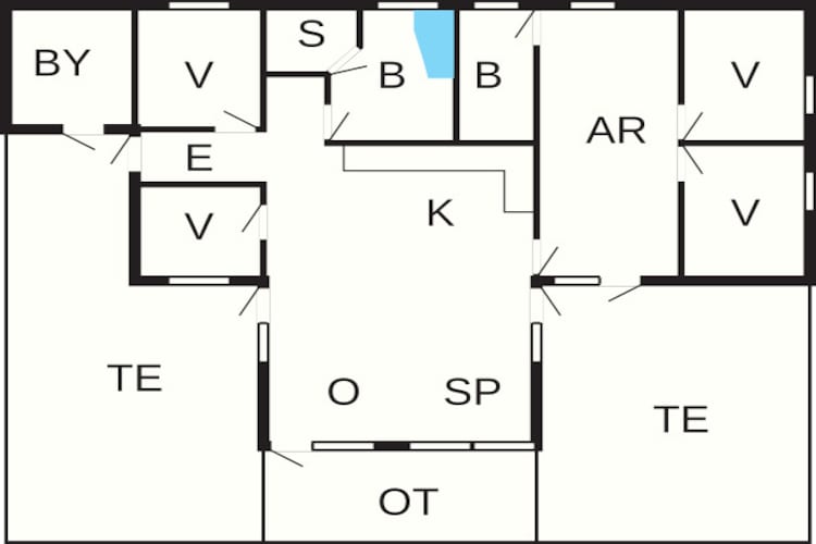 Luxury Seaside Retreat in Tornby-By Traum - Floor plan