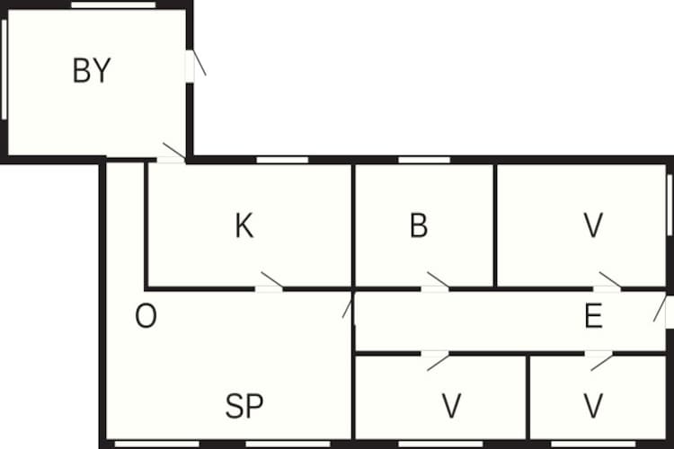 6 persoons vakantie huis in Ærøskøbing-Plattegrond