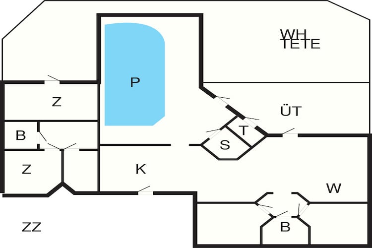 10 person holiday home in Tisvildeleje-Floor plan