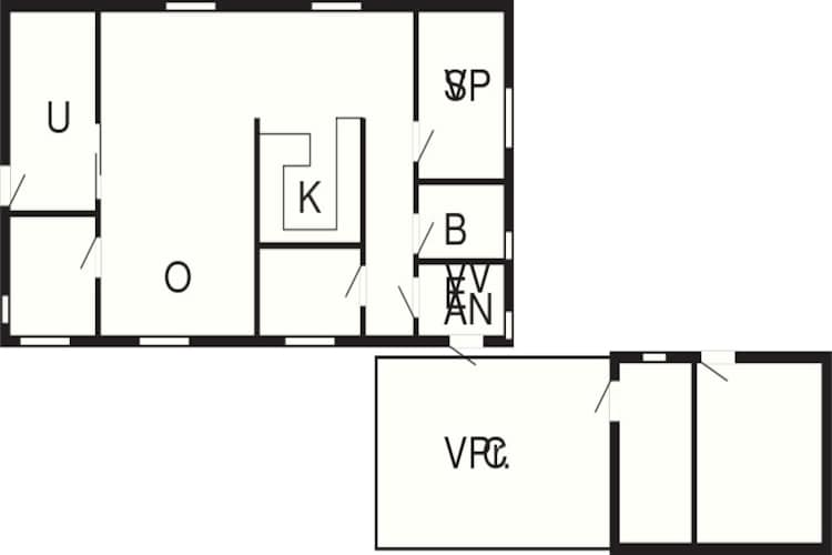 Ruim toevluchtsoord in Marielyst-By Traum - Plattegrond