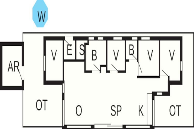 10 persoons vakantie huis in Sæby-Plattegrond