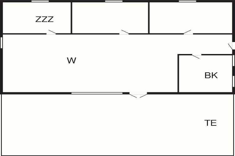 6 persoons vakantie huis in Nexø-Plattegrond
