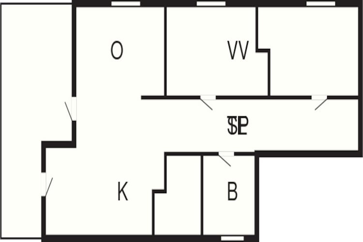 4 persoons vakantie huis in Skagen - Plattegrond