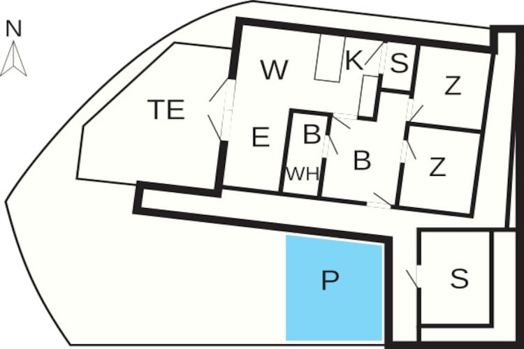 Enchanting Cottage in Oksbol Oasis-By Traum - Floor plan