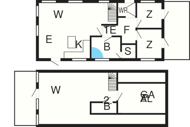8 persoons vakantie huis in Læsø-Plattegrond