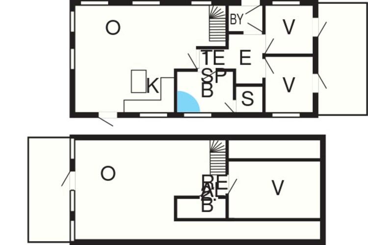 8 persoons vakantie huis in Læsø-Plattegrond