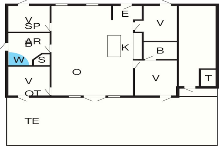 9 persoons vakantie huis in Dannemare - Plattegrond