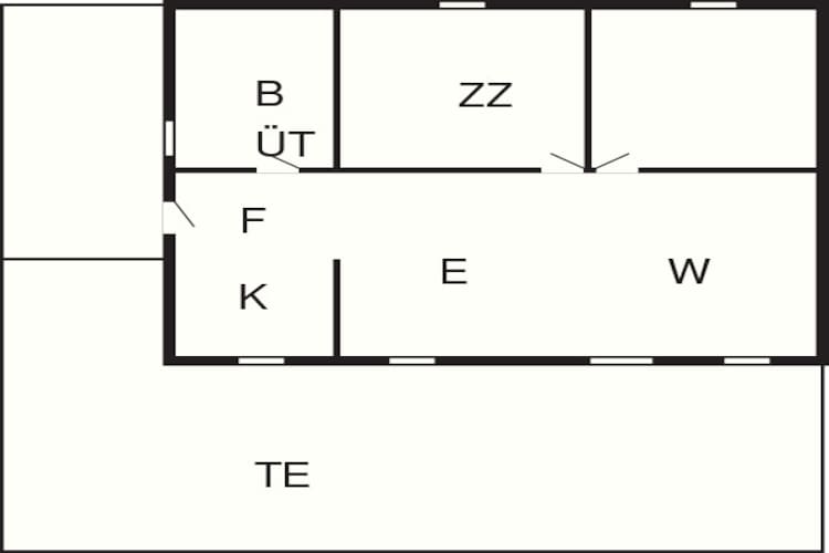 6 persoons vakantie huis in Hadsund - Plattegrond