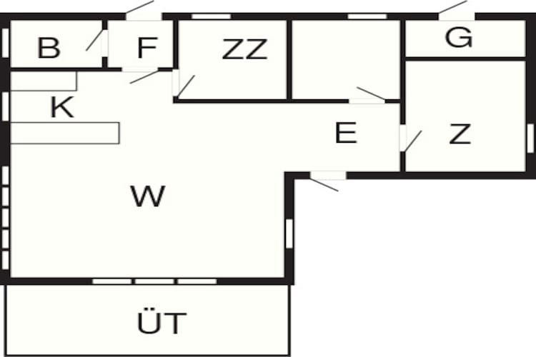 6 persoons vakantie huis in Ebeltoft-Plattegrond