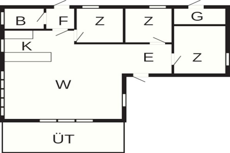 6 persoons vakantie huis in Ebeltoft - Plattegrond