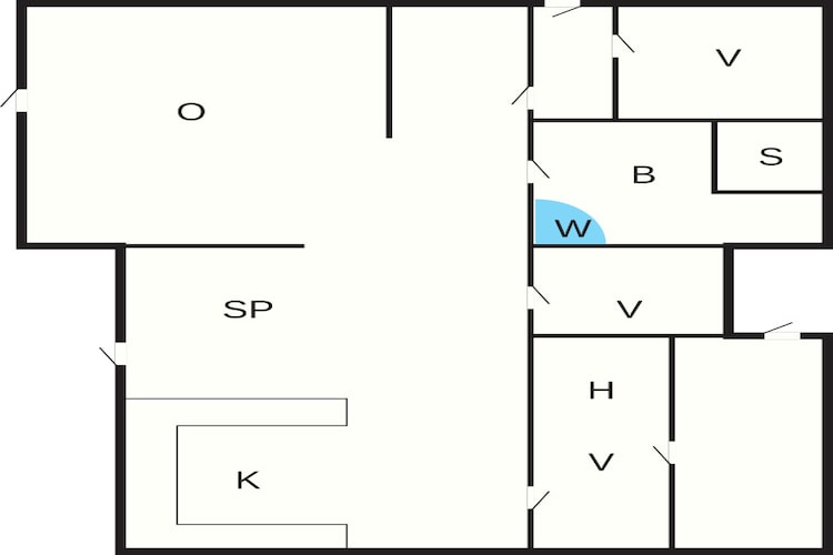 8 persoons vakantie huis in Ebeltoft-Plattegrond