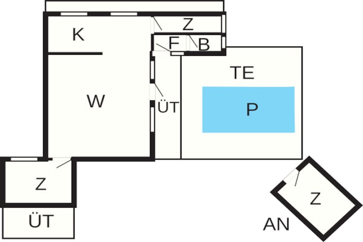6 persoons vakantie huis in Nexø - Plattegrond