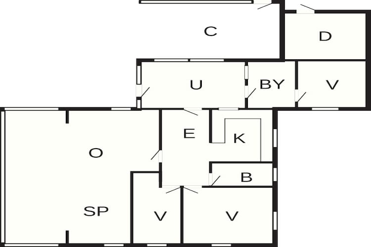 6 persoons vakantie huis in Korsør-Plattegrond