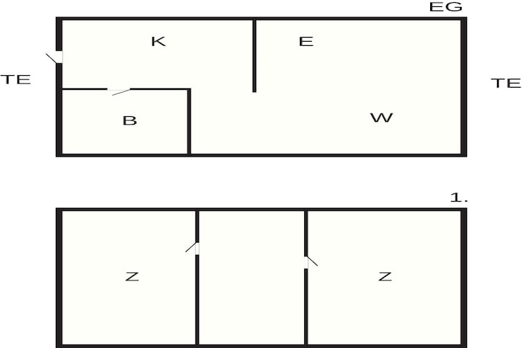 5 persoons vakantie huis in Hals-Plattegrond