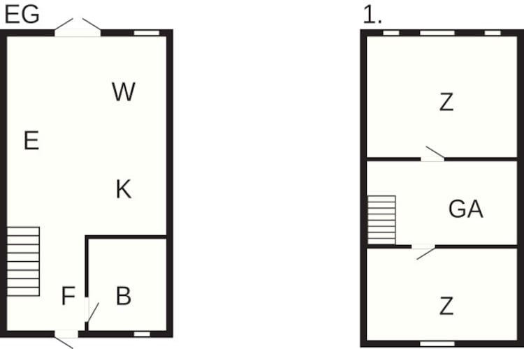 Kusttoevlucht in oster Hurup-By Traum-Plattegrond