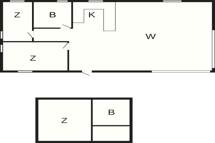 Kustsereniteit in Hals-By Traum-Plattegrond