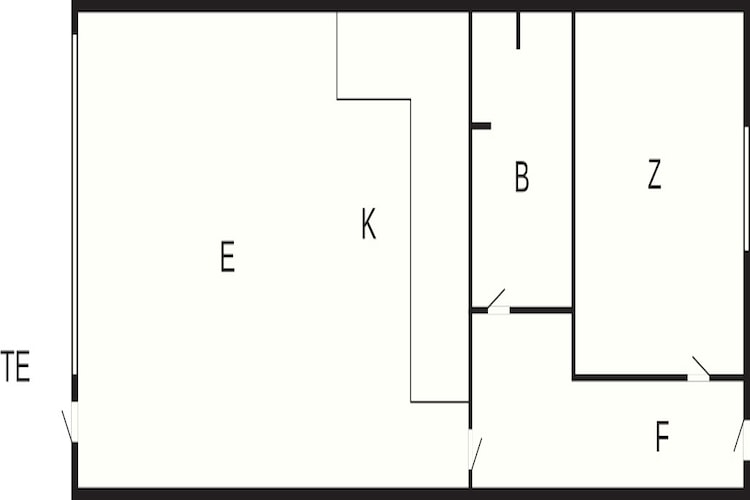 4 persoons vakantie huis in Glesborg-Plattegrond