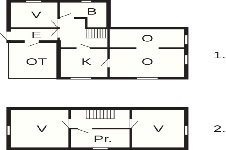 6 person holiday home in Storsteinnes-Floor plan