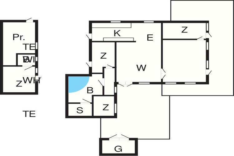 Kustsereniteit bij Hvidbjerg-By Traum-Plattegrond