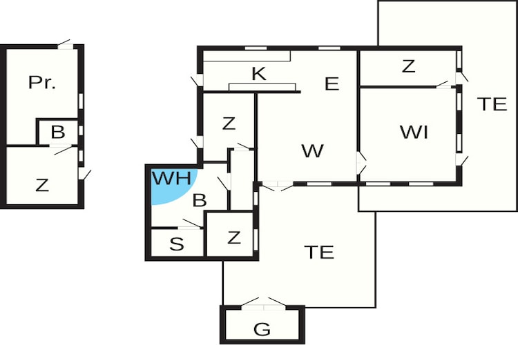 Kustsereniteit bij Hvidbjerg-By Traum-Plattegrond