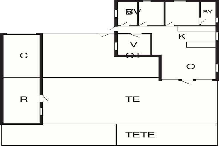 6 persoons vakantie huis in Brovst - Plattegrond