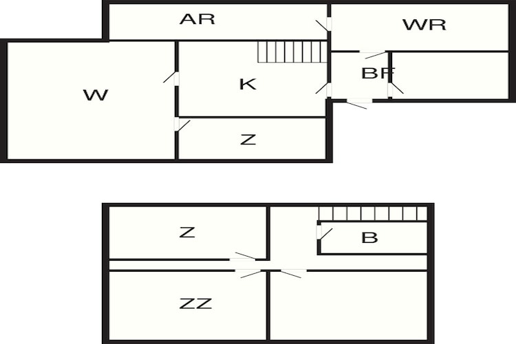 Kusttoevlucht in Thyboron-By Traum-Plattegrond