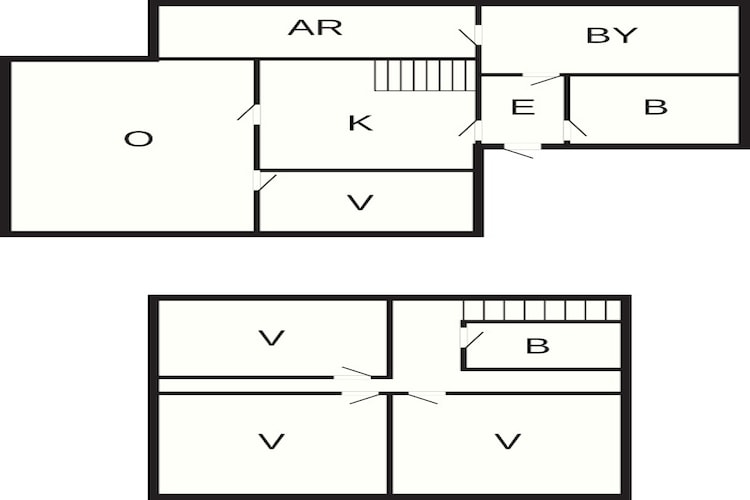 Kusttoevlucht in Thyboron-By Traum-Plattegrond